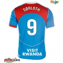 Camiseta Atletico Madrid Alexander Sorloth #9 Tercera Equipación para mujer 2025-26 manga corta